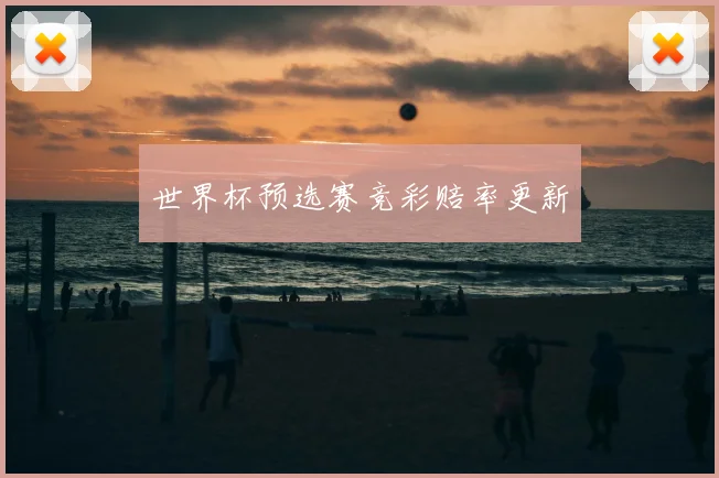 世界杯预选赛竞彩赔率更新